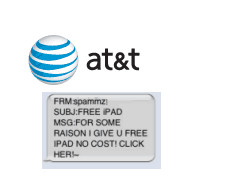 Предотвратить текстовый спам на AT & T