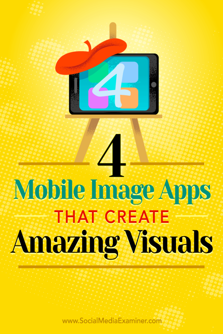 Советы по четырем мобильным приложениям, которые помогут вам создавать потрясающие изображения в социальных сетях на ходу.