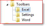 удалить мини-панель инструментов в Excel 2010