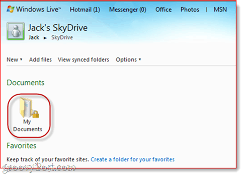 Интеграция SkyDrive OneNote