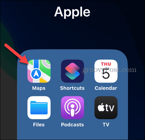 Загрузите Apple Maps для автономного использования