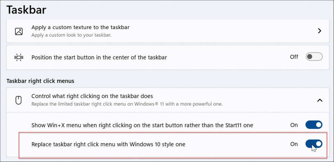 Щелкните правой кнопкой мыши панель задач, чтобы улучшить меню «Пуск» и панель задач Windows 11 с помощью start11.