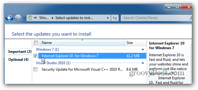 Как вернуться обратно в Internet Explorer 9 из Internet Explorer 10 Preview для Windows 7