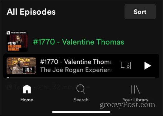 Использование голосовых команд Spotify Подкаст Joe Rogan JRE