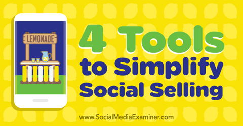 четыре инструмента социальных продаж