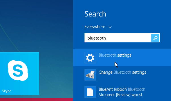 Bluetooth Поиск Windows