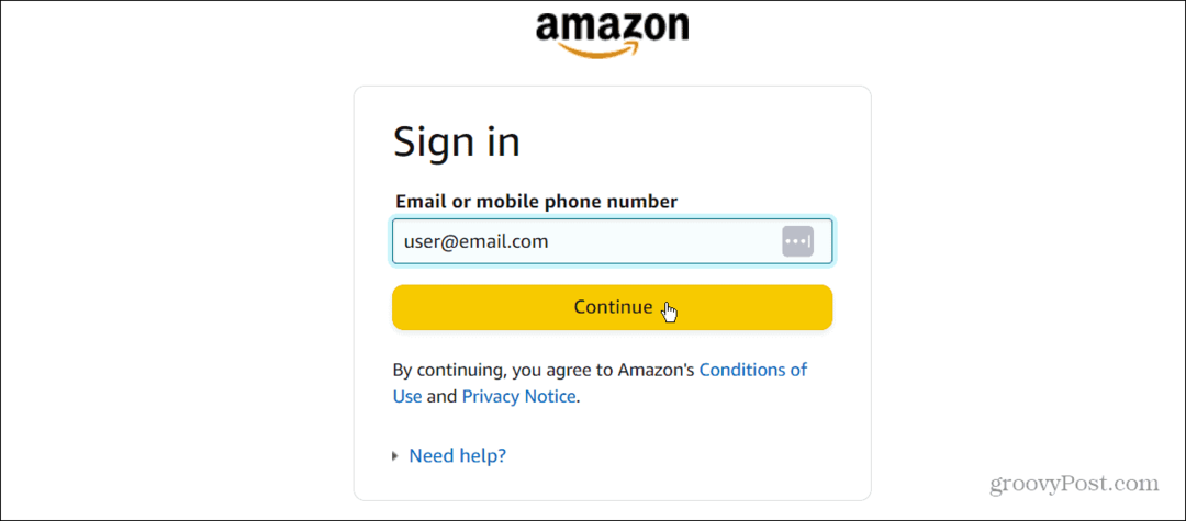 Настройте пароли в своей учетной записи Amazon
