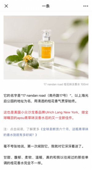 Используйте WeChat для бизнеса, пример спонсируемой статьи.