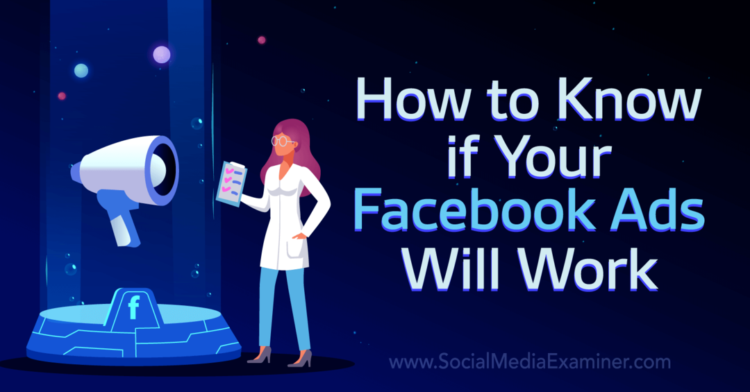 Как узнать, будет ли работать ваша реклама в Facebook?