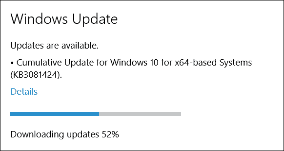 Microsoft выпускает накопительное обновление для Windows 10 (KB3081424)