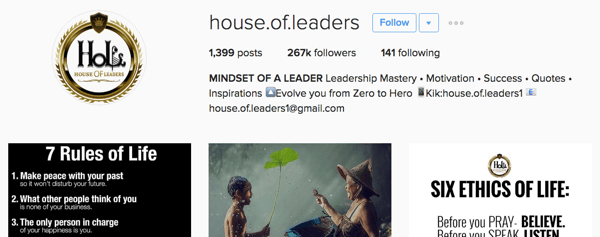 дом лидеров instagram био