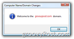 Windows Vista Присоединение к экрану приветствия домена Active Directory AD