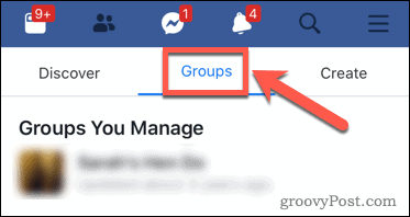 Приложение Facebook для управления группами