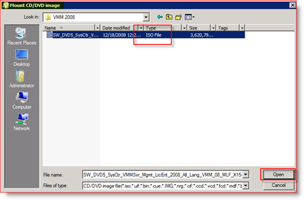 MagicISO Mount ISO в виртуальном диске для Windows Server 2008