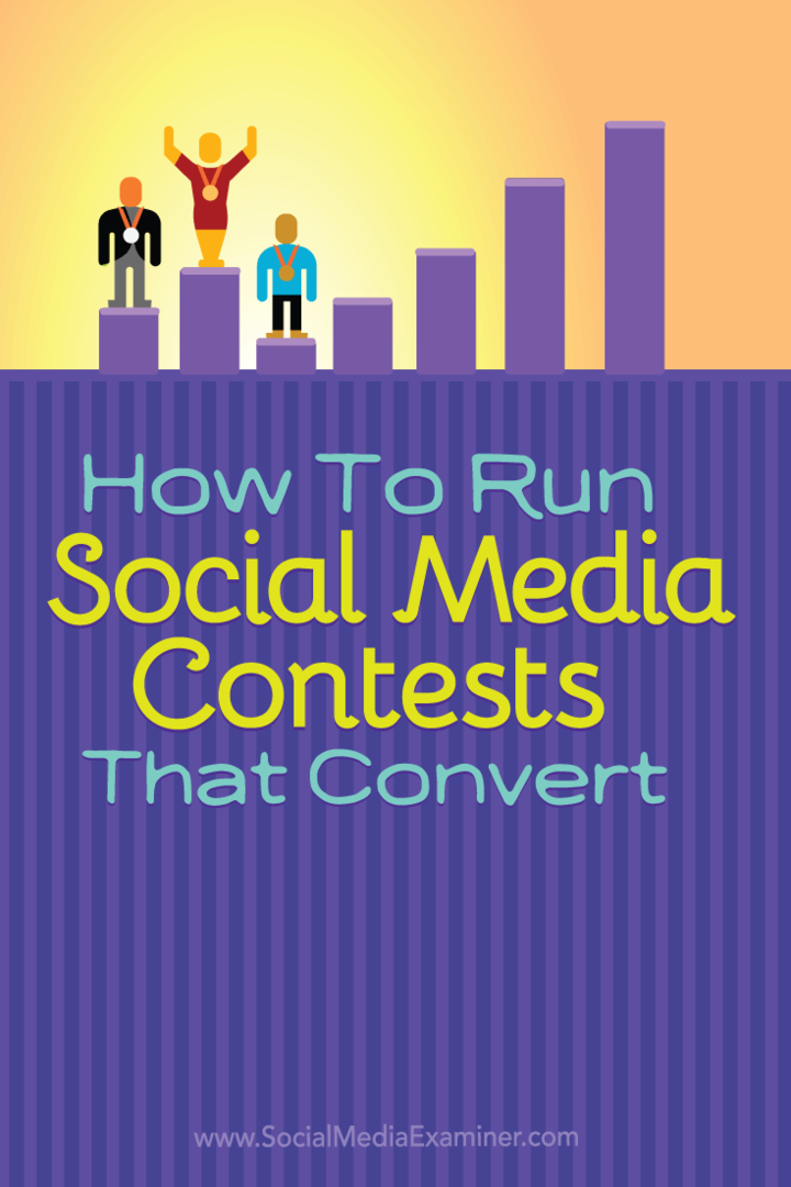 Как создать конкурсы в социальных сетях, которые конвертируют: специалист по социальным медиа