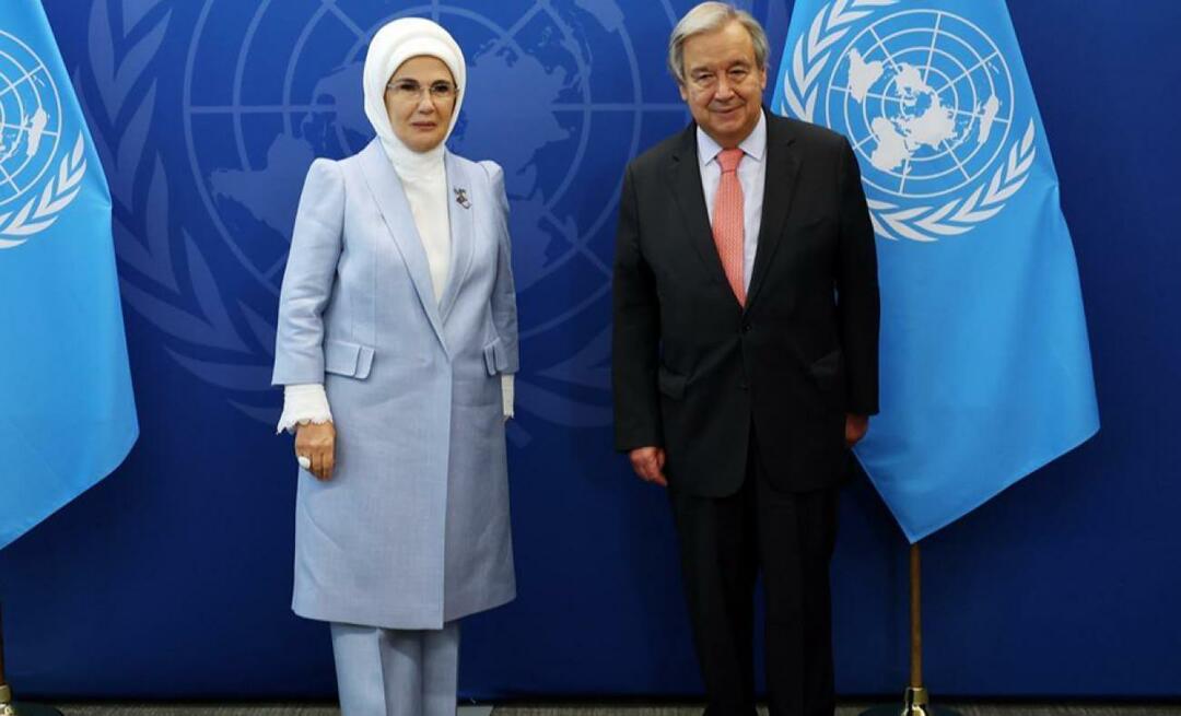 Приглашение Эмине Эрдоган от ООН! Объявление проекта Zero Waste миру