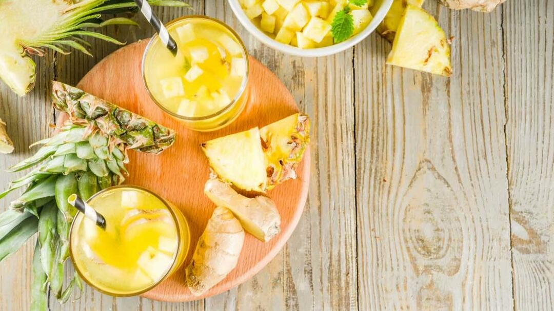  Детокс-рецепт для снятия отеков с ананасом!