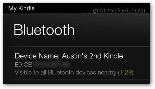 видны всем устройствам Bluetooth рядом с Kindle Fire