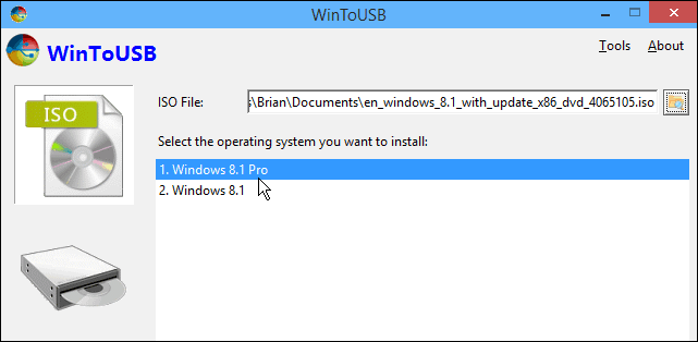 Запустите портативную версию Windows с USB-накопителя