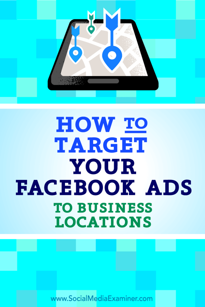 Как настроить таргетинг рекламы в Facebook на бизнес-локации: специалист по социальным медиа