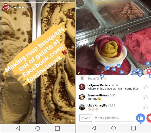 instagram рассказы кулинарная сеть