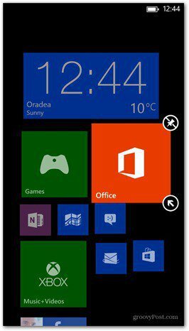 Windows Phone 8 настроить плитки 7