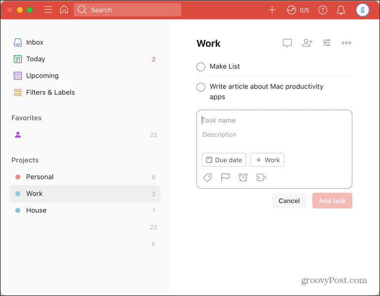 приложение todoist для mac