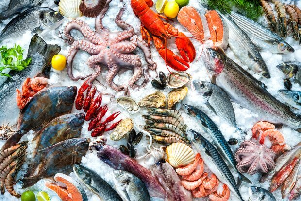 остерегайтесь морепродуктов и замороженных продуктов!