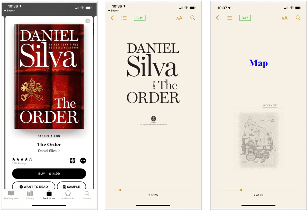 Apple Books на iPhone
