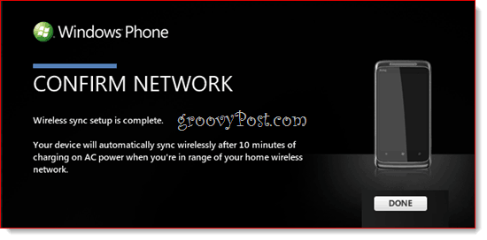 Беспроводная синхронизация Windows Phone 7 с Zune