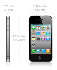 Размер iPhone 4