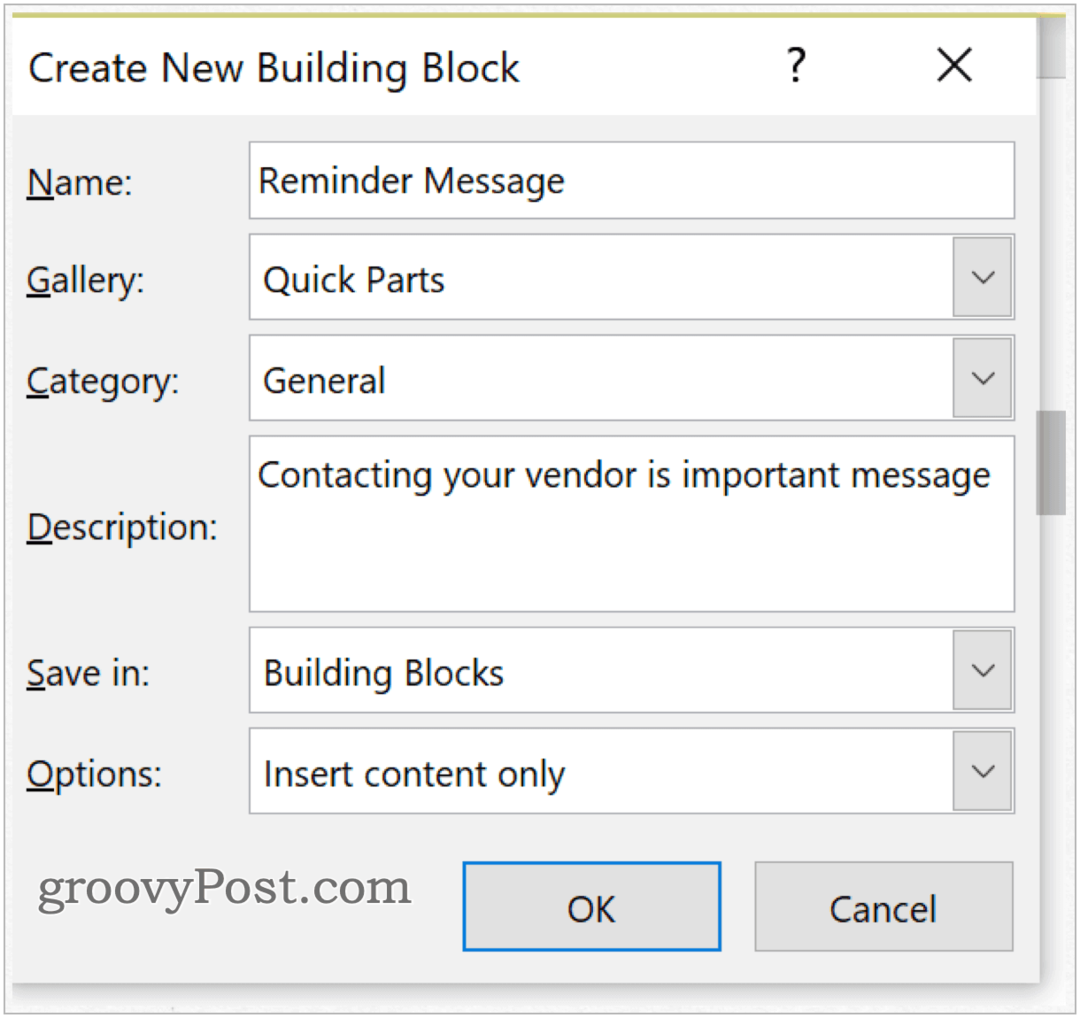 Как использовать строительные блоки в Microsoft Word