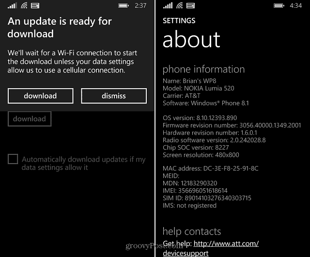 Windows Phone 8.1 Preview получает еще одно обновление