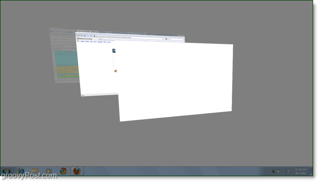 медленное движение в Flip 3D в Windows-7