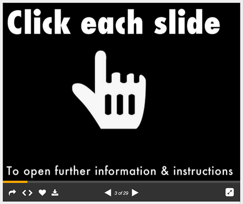 интерактивный слайд в Slideshare