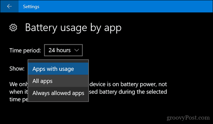 Как разрешить приложениям отправлять уведомления в режиме энергосбережения в Windows 10