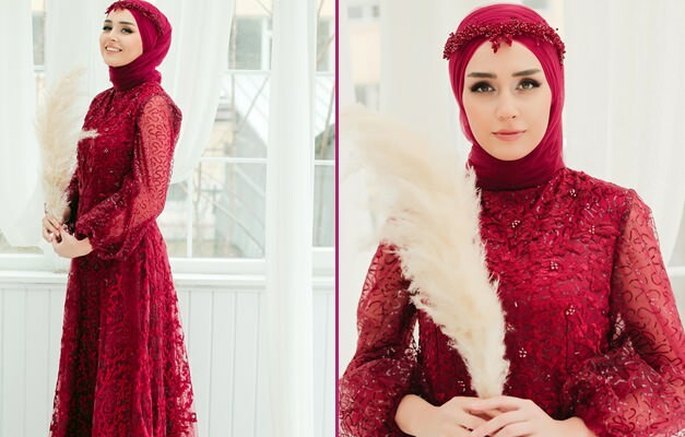Самые стильные вечерние платья в хиджабе для вечеринок с хной! Вечернее платье в стиле хиджаб 2020