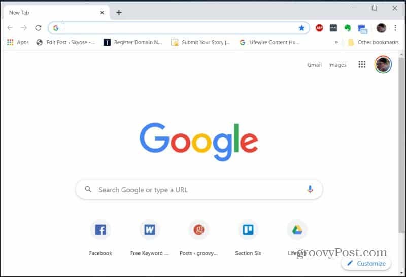 основной скриншот Google