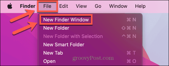 Mac новое окно Finder