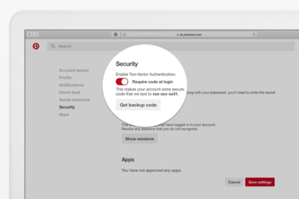 Pinterest внедряет двухфакторную аутентификацию и другие новые меры безопасности для всех пользователей в ближайшие несколько недель.