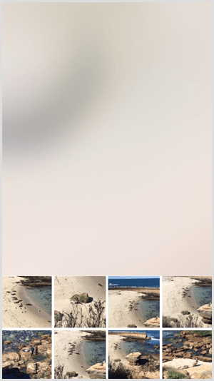 Выберите изображения из фотопленки для использования с Hype Type.