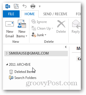 Как создать PST-файл для Outlook 2013 - новый PST