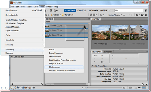 Как сделать панораму с помощью Adobe Bridge и Adobe Photoshop