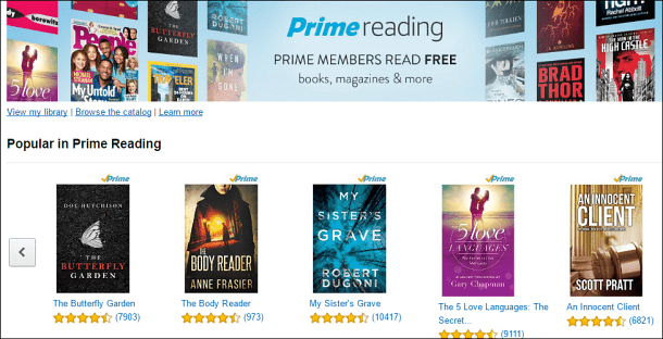 Amazon предлагает первоклассное чтение: тысячи бесплатных книг и журналов