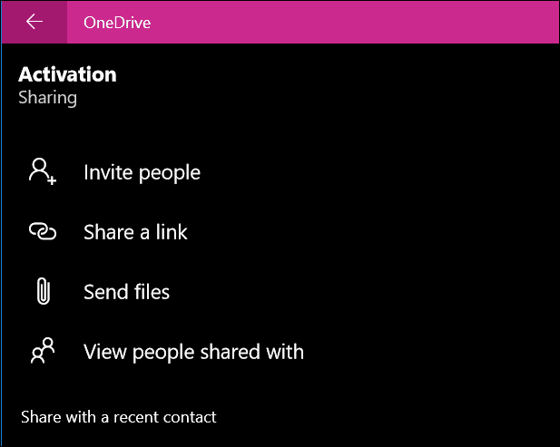 Приложение OneDrive для Windows 10 8