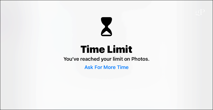 Ограничение времени экрана Время iOS 12 iPad