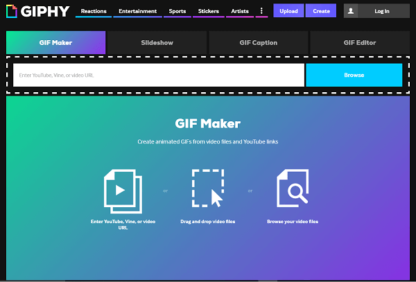 Найдите или создайте свои собственные GIF-файлы с помощью Giphy.