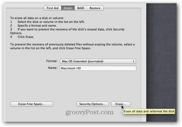 Как стереть жесткий диск вашего Mac и переустановить OS X