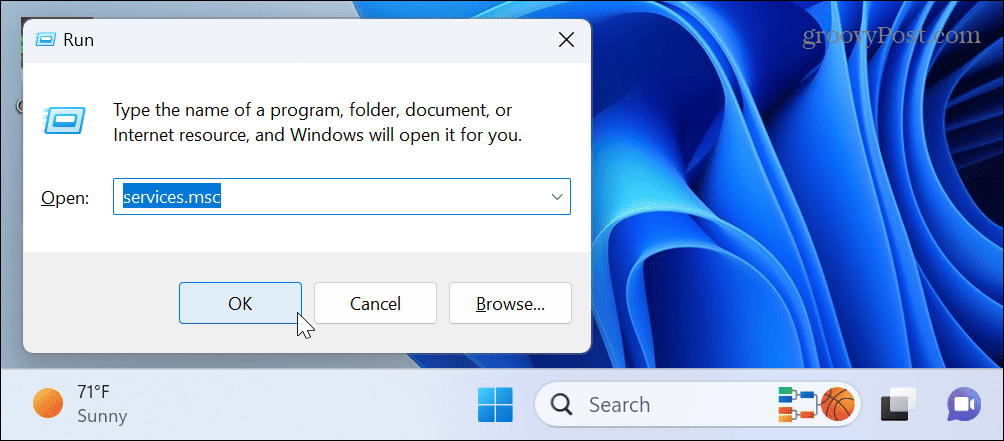 Исправить ошибку Центра обновления Windows 0x8007001d