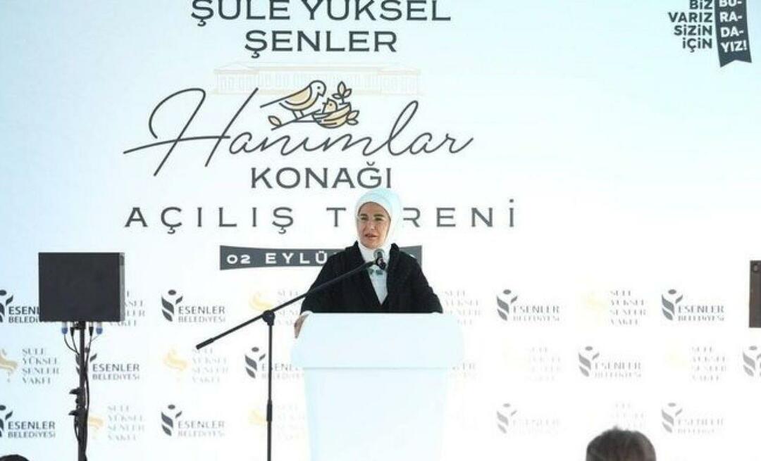 Эмине Эрдоган присутствовала на открытии особняка Шуле Юксель Шенлер